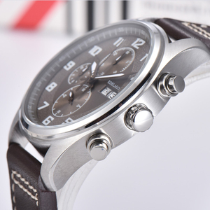 ZF Factory V2 Edition <span class=keywords><strong>Pilot</strong></span> Watch IW3777 43mm Case ETA 7750 Cronógrafo Movimiento Anti Glare IWCS - Product Image 3