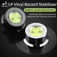 Pince de poids en aluminium, accessoire de lecteur de platine Audio, stabilisateur de disque en vinyle, stabilisateur de disque Hifi Lp