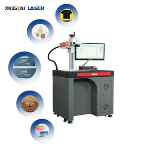 Cheap freight Small size home Fiber Laser Marking Machine 20W 30W Metal laser for metal fiber laser marking 30w