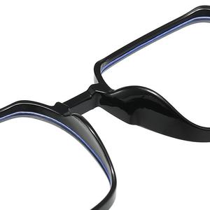 Gafas de bloqueo de luz azul con marco de Metal cuadrado 2025, gafas de ordenador antifatiga ocular con lente HD para uso en pantalla de oficina - Product Image 6