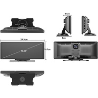 Enregistreur de Conduite Portable 10 Pouces OLED Haute Définition avec GPS Sans Fil, Dispositif de Navigation Automobile Transfrontalier, 1 An de CarPlay
