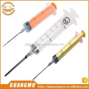 Jarum suntik plastik 2oz <span class=keywords><strong>60ml</strong></span> dengan jarum, untuk alat ukur cairan dengan topi, kemasan steril terpisah - Product Image 4