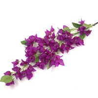 EG-G623 Fleurs de Soie Bougainvillier Artificiel Triangle Prunier pour Décoration de Mariage