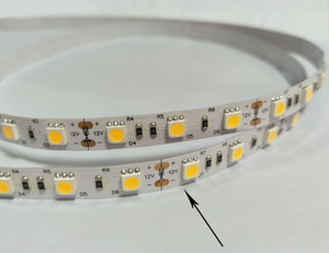 ไฟ LED แบบเส้น 5050 ดีไซน์บางเฉียบ ยืดหยุ่นสูง ความกว้าง 12 มม. ตัดได้ ใช้ไฟ DC 12V ควบคุมผ่านแอพ รีโมทคอนโทรล Ra90 IP20 สำหรับภายนอกอาคาร สวน - Product Image 1