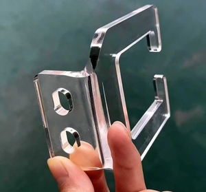 Estante de acrílico engrosado para equipos de belleza, soporte para secador de pelo, expositor de gabinete para peluquería, estante de almacenamiento robusto y duradero - Product Image 6