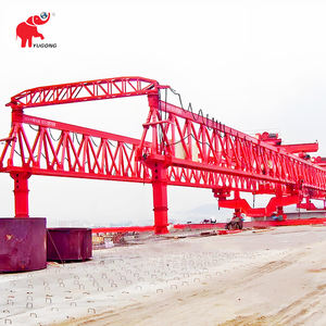 Bonnes machines de construction standard Grue de lanceur de pont de capacité de 100 tonnes pour l'installation de garde-corps de route - Product Image 4