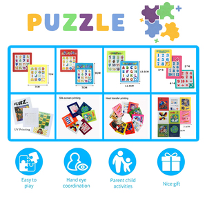 Jouet promotionnel OEM Impression personnalisée Mini puzzle coulissant en plastique Jeu de blocs mobiles carré Puzzle coulissant vierge - Product Image 4