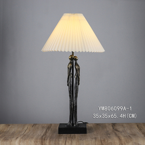 Decorazione per soggiorno elegante decorazione per camera da letto retrò con <span class=keywords><strong>base</strong></span> decorativa per hotel lampada da tavolo - Product Image 5