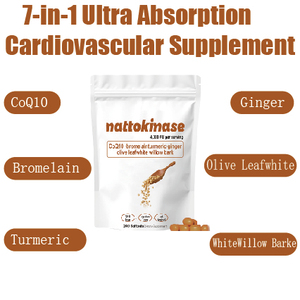 Cápsulas Blandas de Nattokinasa GMP OEM 4,000 FU, 240 Unidades, Suplemento Dietético para el Apoyo Cardiovascular y Circulatorio - Product Image 3