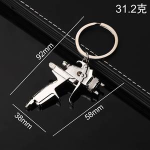 Metal New Water Gun Keychain Car Wash Tools High-pressure Water Gun Model <b>Key</b> Chain Party Gift Pendant <b>Key</b> <b>Ring</b> - Product Image 6