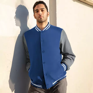 Veste de baseball avec logo personnalisé pour homme - Product Image 1