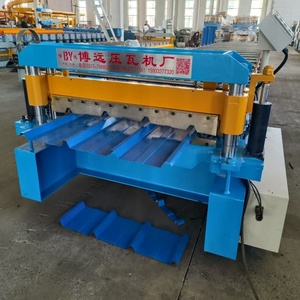 Hoàn toàn tự động kim loại thép kẽm mái ngói cán hình thành ibr tấm lợp Máy làm - Product Image 2