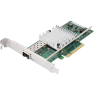 Kartu Jaringan Intel 82599 Chip PCIe 2.0 X 8 Antarmuka SFP+ Port Tunggal 1/10GbE Komponen Komputer X520-DA1