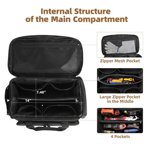 Túi đựng đồ đa năng quân sự chống nước Polyester 600D New Xinlei dành cho nam, dùng được cho xe hơi, dung tích 20-35L, sản xuất theo đơn đặt hàng (ODM) - Product Image 4