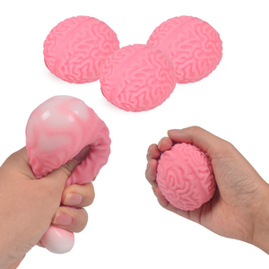 Juguetes Antiestrés Divertidos de TPR con Forma de Cerebro para Halloween, Juguetes Blandos para Aliviar el Estrés, Venta Caliente - Product Image 4