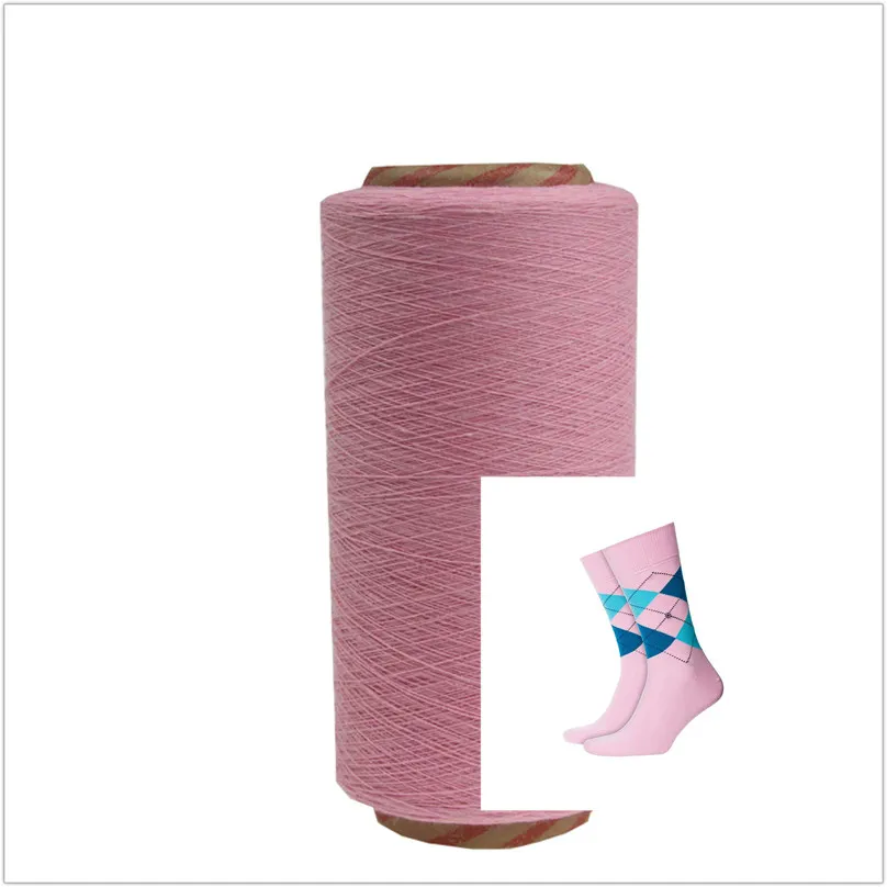 20s 26s OE Regenerated Recycled Cotton Polyester Blended Sock yarn popular in Pakistan