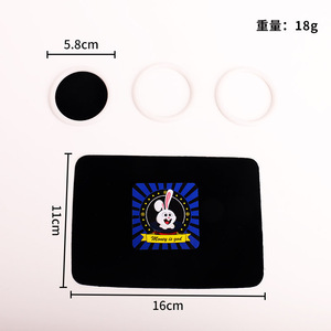 อุปกรณ์มายากลสัตว์ประหลาดกินเหรียญ ขนาด 16x11 ซม. พร้อมวงแหวนคู่ ของเล่นแปลกใหม่สำหรับมายากลระยะใกล้ - Product Image 1