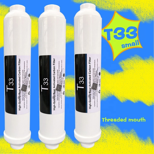 1050 Iodine Value Rear Particulate Activated Carbon Filter element Used for Assembly of RO Machine Big T33