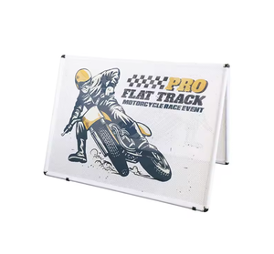 Pancarta Publicitaria Premium Tipo A de la Fábrica Da Niu, Tela de Malla Impermeable, Impresión Personalizada, Soporte para Promoción de Carreras de <span class=keywords><strong>Motos</strong></span> - Product Image 2