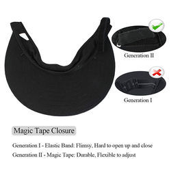 Visera de Golf para Mujer, Ala Curva Grande, Protección UV, Colores y Logotipo Personalizables, Deportes, Ciclismo, Pesca, Aire Libre, Verano - Product Image 3