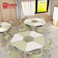 MINYI DAISY Ensemble bureau et chaise pour salle de formation Bureaux pour collège d'usine Bureaux pour étudiants Bureau pour étudiants