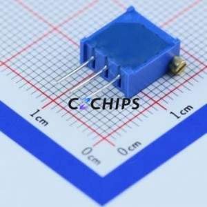 Resistencia Ajustable/Potenciómetro 3296X-1-202LF SIP-3P, Resistencia de 10x4.8mm, 2kOhm, 10%, 500mW, 100ppm ℃ - Product Image 2