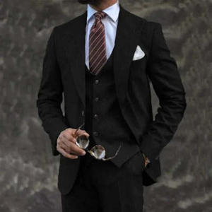 <span class=keywords><strong>Abito</strong></span> da sera da sposa in <span class=keywords><strong>lino</strong></span> 3 pezzi, abbigliamento formale da spiaggia, <span class=keywords><strong>abito</strong></span> da <span class=keywords><strong>uomo</strong></span> - Product Image 5