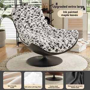 Poltrona Reclinabile Girevole <span class=keywords><strong>di</strong></span> Lusso a 360° Divano Lounge Moderno con <span class=keywords><strong>Design</strong></span> Ergonomico <span class=keywords><strong>per</strong></span> <span class=keywords><strong>Soggiorno</strong></span> - Product Image 5