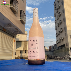 Botella de champán inflable Airfun a buen precio, botella de vino inflable publicitaria a la venta - Product Image 6