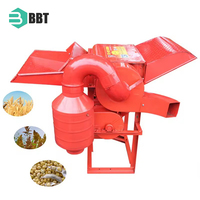 Batteuse portable haute productivité multi-cultures pour blé, riz, orge – Séparation efficace des grains, de la paille et de la balles grâce à un moteur puissant