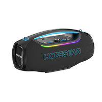 Altavoz Hopestar A60 Ultra de 450W con Sonido AI, BT5.4, AURACAST, IPX6 Impermeable, RGB, Batería Extraíble, Micrófono UHF Individual