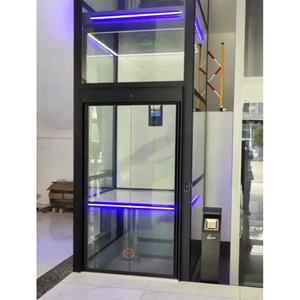 <span class=keywords><strong>Ascensor</strong></span> Residencial para Exteriores, Elevador para Viviendas de 2 Pisos, Elevador Doméstico de Vidrio de 3 Niveles para Hoteles y Villas - Product Image 5