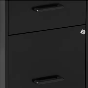 Gran oferta, archivador de oficina de acero y Metal negro de 18 pulgadas de profundidad con 2 cajones, stock usado, para uso en oficina, gabinete de 2 cajones, muebles de oficina - Product Image 5