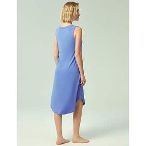 Camisón de Bambú Personalizado, Suave y Cómodo para Mujer, Manga Corta, Cuello en V, Vestido de Dormir Personalizado para Mujer, Vestido de Dormir para Señoritas - Product Image 4