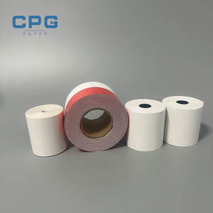 Papier thermique pour caisse enregistreuse ATM/POS sur mesure 57 x 40 mm 80 x 80 mm Rouleau de papier thermique 57 x 40 48 GSM 3 1/8 x 230 - Product Image 1