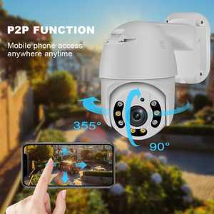 Loosafe 1080P Cámara Poe Ptz Dome Día y Noche Cámara CCTV a todo color 8 Cámara Poe Ir Sistema de seguridad con audio - Product Image 5
