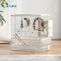 Petite cage à oiseaux pour perruches, perroquets, agapornis, perruchons, pinsons, canaris, cage en métal pour perroquets pour la maison, cages de reproduction pour perruches