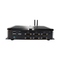 En stock EGLOBAL mini pc i5 8250U 6COM pos máquina NUC mini pc VGA LAN Win10 PC industrial sin ventilador