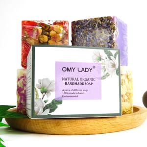 Sabonete de presente perfeito, sabonete artesanal com flor de rosa, sabonete de lavanda de longa duração - Product Image 2