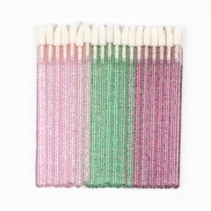 Nuevo Estilo de Brochas de Maquillaje con Brillantina, Cabezal de Nylon, 50 Piezas por Paquete, Brocha para Labios - Product Image 1