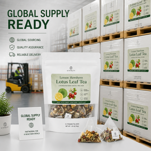 Tè alle Foglie di Loto, Rosa e Biancospino 100% Naturale OEM, Tè alle Erbe Cinese, Tè dal Sapore Naturale - Product Image 6