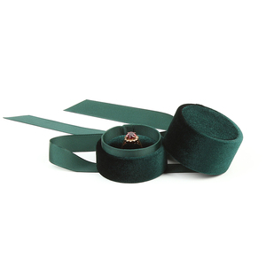 Almacenamiento de cinta de lujo Etiqueta Privada PRESENTACIÓN DE China anillo Simple creativo personalizado negro con mango embalaje de joyería - Product Image 4