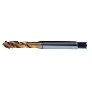 Ttake Ta1266 Universal <b>Tap</b> TiN Coated 40 Degree Helix For Blind Holes 6H Tolerance Tapered <b>Tap</b> - Product Image 2