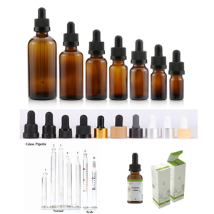 2020 Chất Lượng Cao 5Ml <span class=keywords><strong>10Ml</strong></span> 15Ml 20Ml 30Ml 50Ml 100Ml Matte Black Frosted Tinh Dầu Huyết Thanh Chai Nhỏ Giọt Thủy Tinh Cho CBD Dầu - Product Image 1
