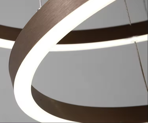 Zeal Lighting couvercle en plastique monté en surface rond led plafonnier moderne chambre pendentif spot éclairage - Product Image 6