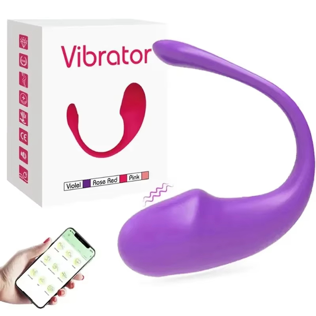 Wireless Bluetooth Dildo Vibrator Egg for Women APP Control Clitoris Stimulator Wearable G Spot Love Egg