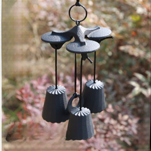Campanas de viento metálicas al por mayor YDY, adornos colgantes decorativos conmemorativos para zonas escénicas, estilo japonés, tríptico de hierro fundido del sur. - Product Image 2