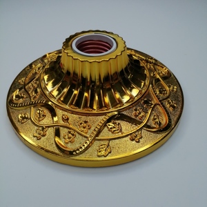 Giá Nhà Máy Bán Buôn Trung Quốc Giá Bạc Và Vàng CE/Vde/Rohs Phê Duyệt B22 Ổ Cắm Giữ Đèn Tường Bakelite - Product Image 6