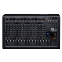 RA-16 Équipement audio professionnel de bonne qualité, système sonore, console de mixage DJ 16 canaux, boîtier métallique pour spectacles sur scène