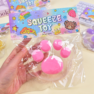 Jouet Squishy Patte de Chat en TPR Grande Taille, à Rebond Lent, en Forme de Griffe d'Ours, Doux à Presser, Jouet Anti-Stress pour Enfants - Product Image 5